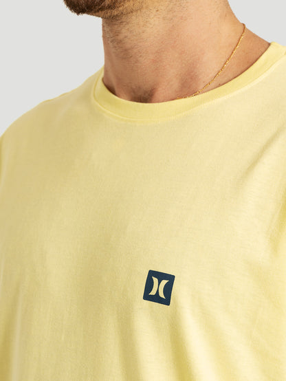 Camiseta Manga Curta Amarela Hurley Mini Icon II