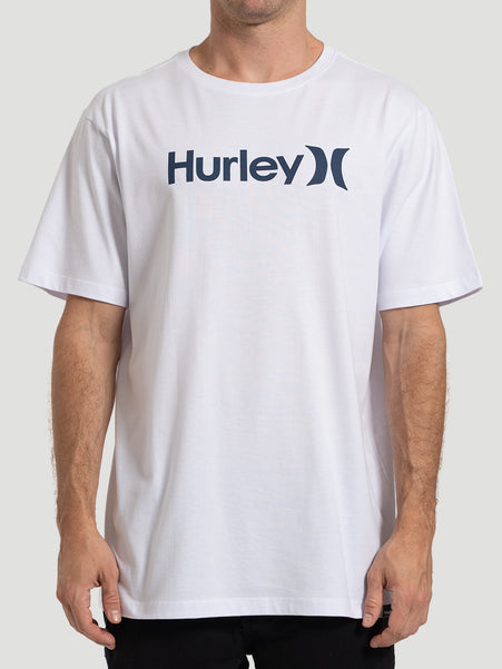 Camiseta Manga Curta Hurley O&O Solid Branca