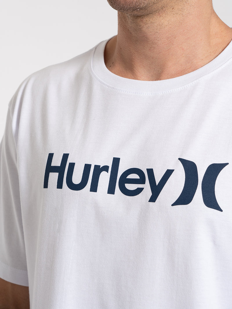 Camiseta Manga Curta Hurley O&O Solid Branca