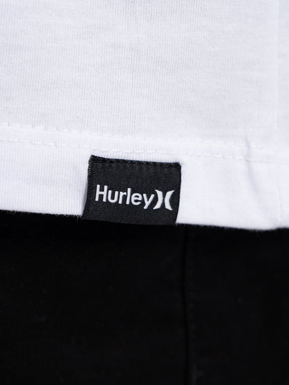 Camiseta Manga Curta Hurley O&O Solid Branca