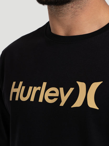 Camiseta Manga Curta Hurley O&O Solid Preta
