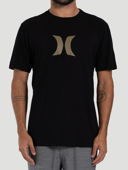 Camiseta Manga Curta Hurley Icon Preta