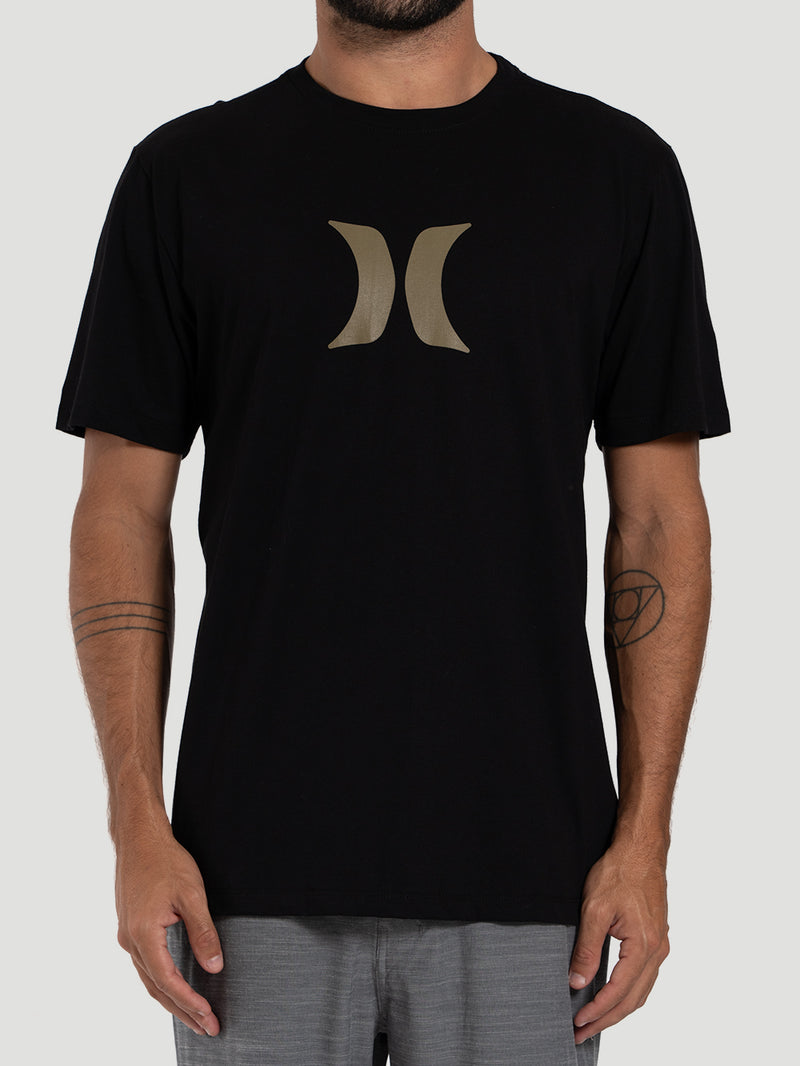 Camiseta Manga Curta Hurley Icon Preta