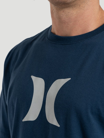 Camiseta Manga Curta Hurley Icon Azul Marinho