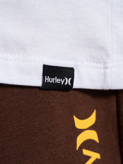 Camiseta Manga Curta Hurley Mini Icon Branca