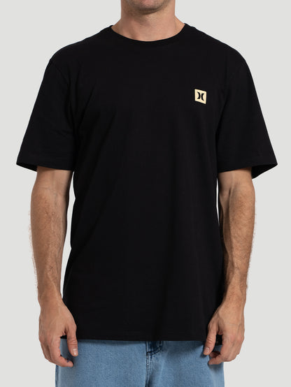 Camiseta Manga Curta Hurley Mini Icon Preta