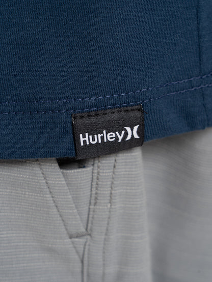 Camiseta Manga Curta Hurley Mini Icon Marinho