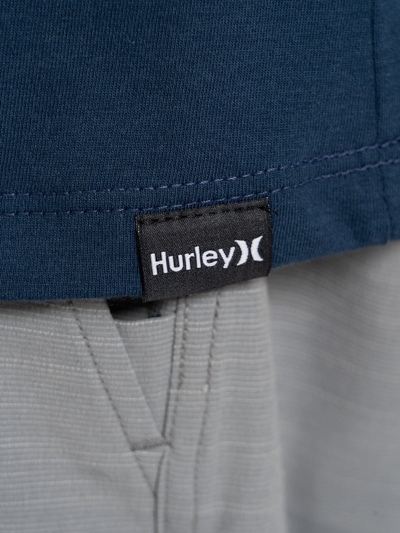 Camiseta Manga Curta Hurley Mini Icon Marinho