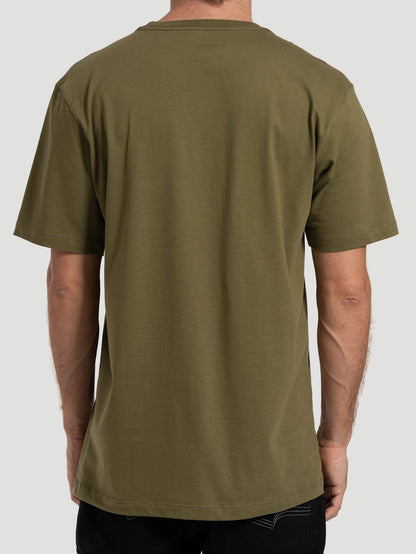 Camiseta Manga Curta Hurley Classic Verde Militar