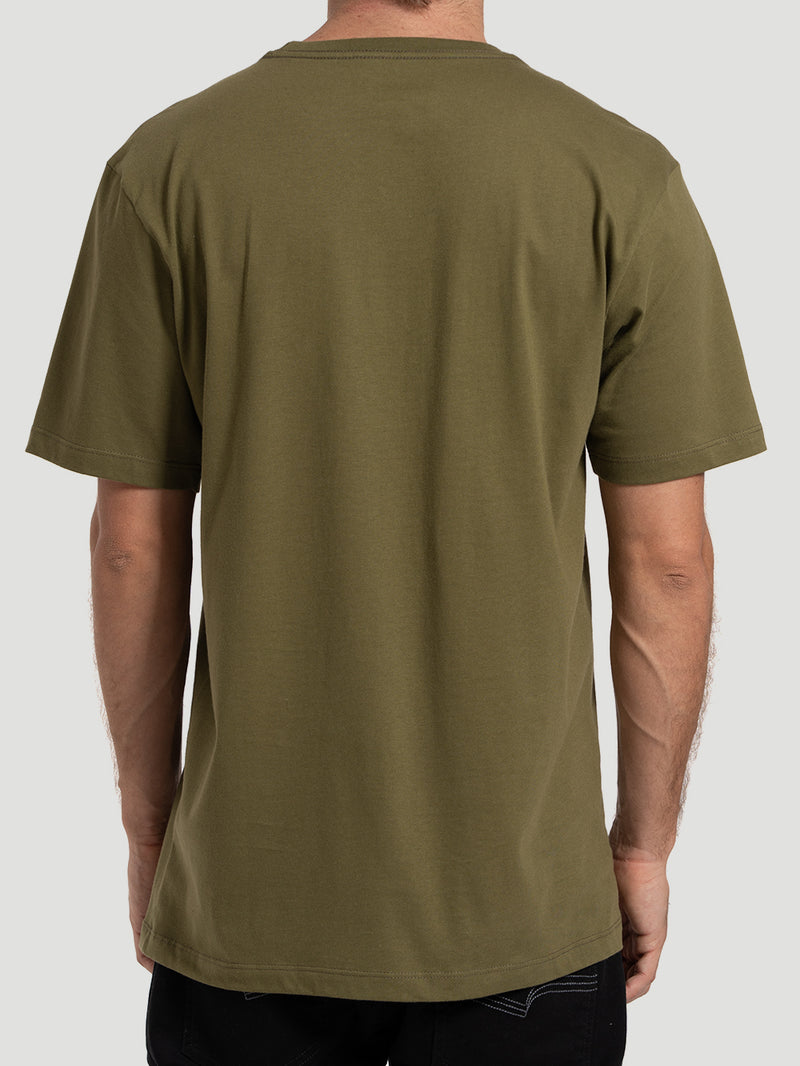 Camiseta Manga Curta Hurley Classic Verde Militar