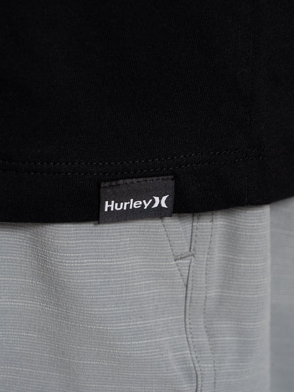 Camiseta Manga Curta Hurley Track Preta