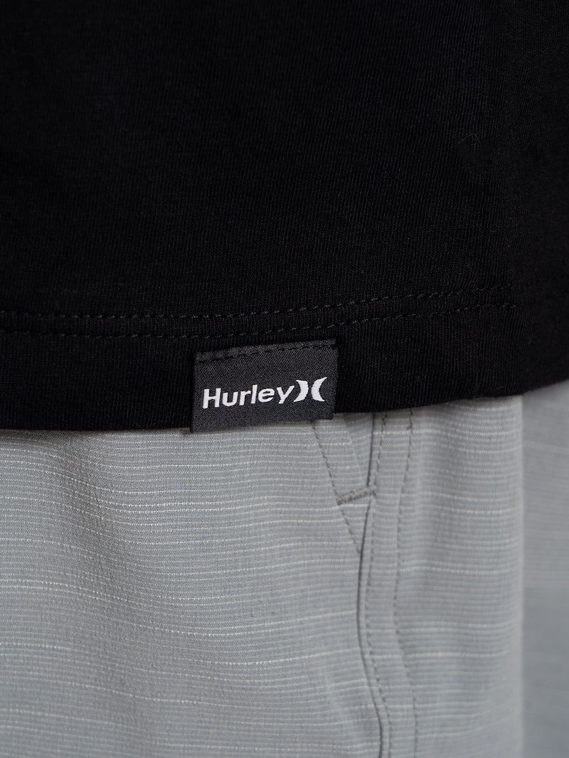 Camiseta Manga Curta Hurley Track Preta