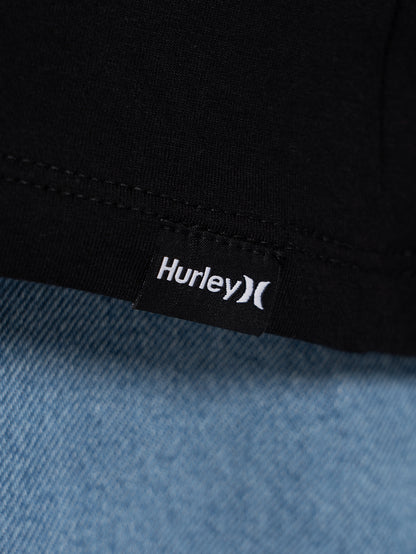 Camiseta Manga Curta Hurley Scorpion Preta