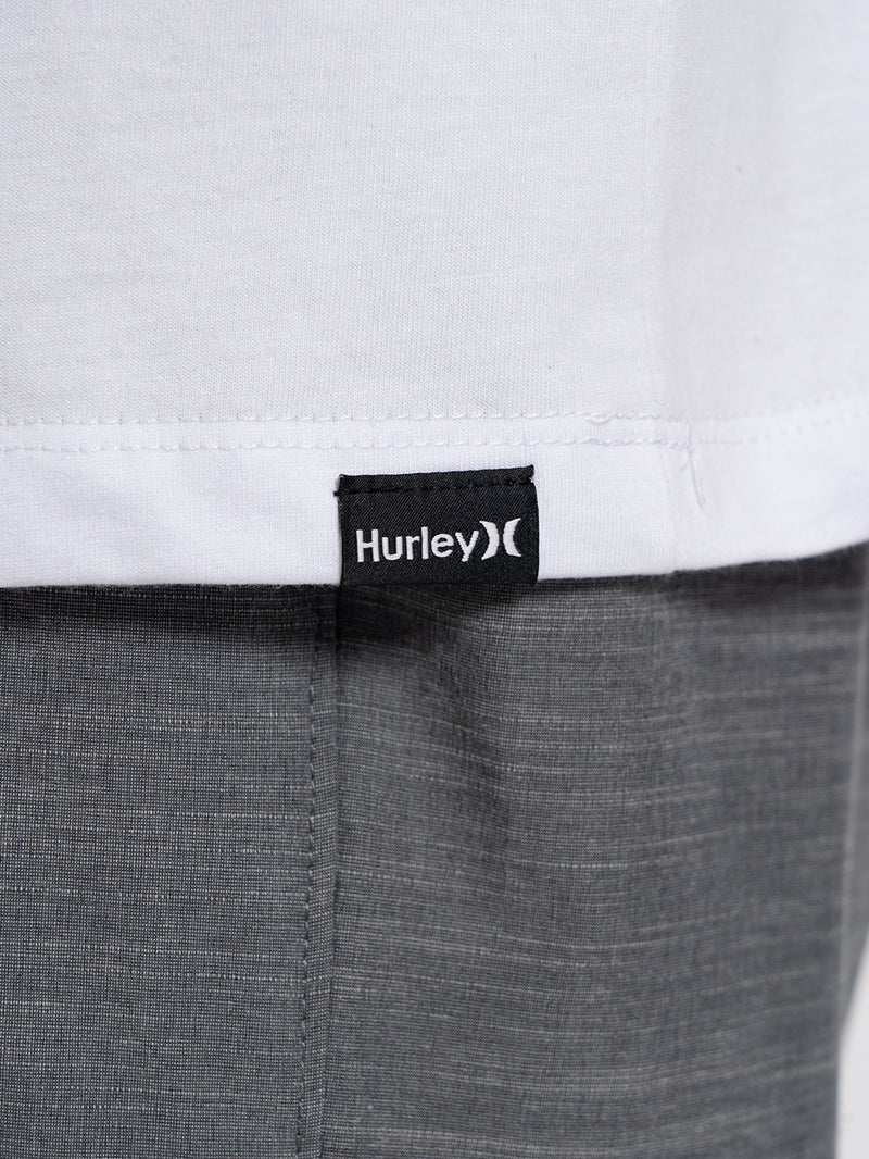 Camiseta Manga Curta Hurley Branca Infinity