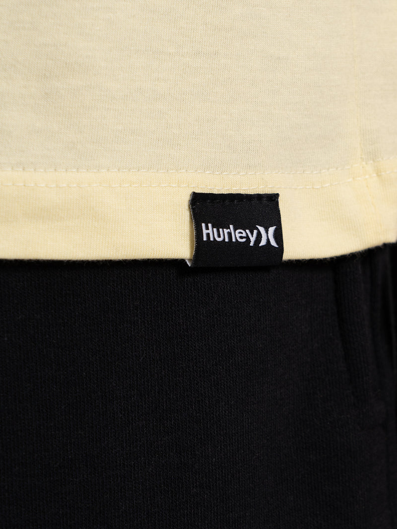 Camiseta Manga Curta Hurley Amarela Infinity