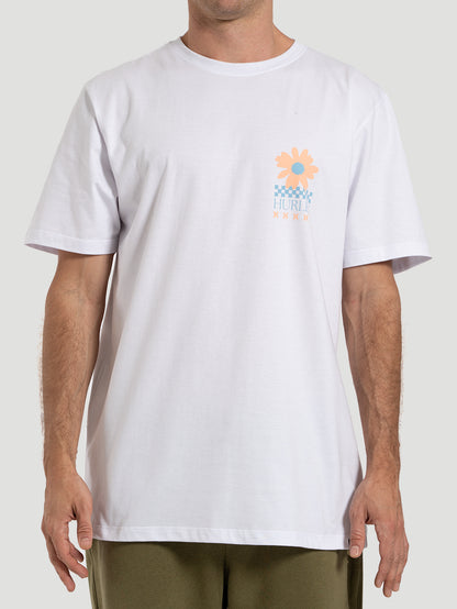 Camiseta Manga Curta Hurley New Flower Branca