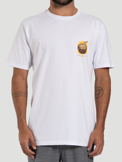 Camiseta Manga Curta Hurley Coconut Branca