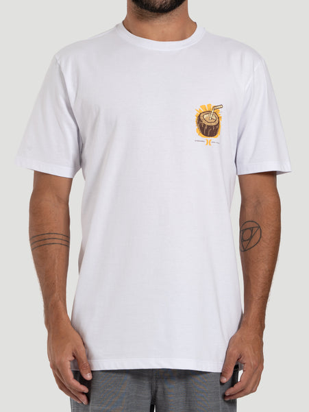 Camiseta Manga Curta Hurley Coconut Branca