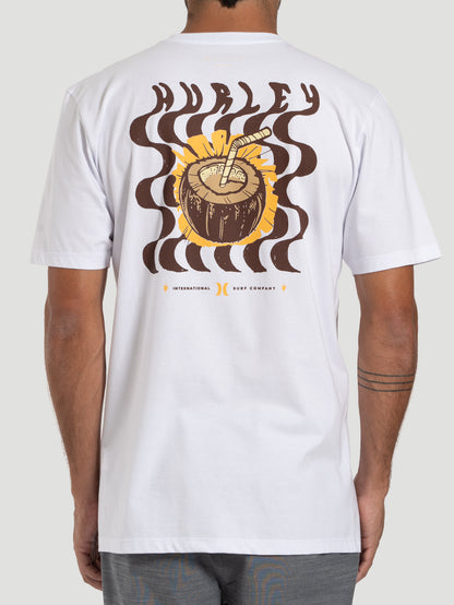 Camiseta Manga Curta Hurley Coconut Branca