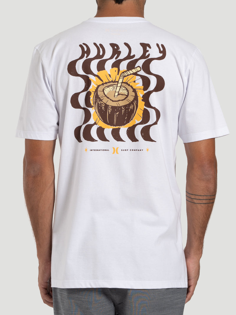 Camiseta Manga Curta Hurley Coconut Branca
