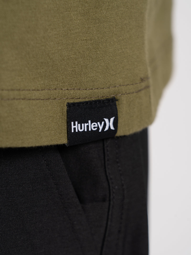 Camiseta Manga Curta Hurley Hands Militar