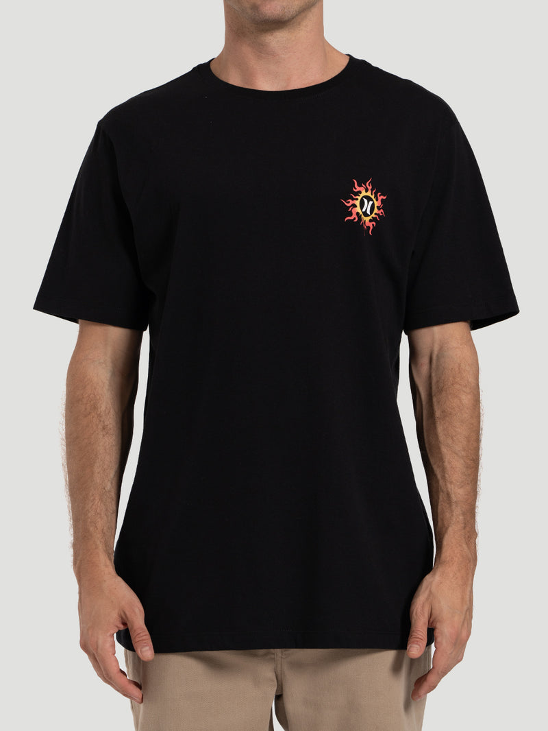 Camiseta Masculina Hurley Dragon Preta