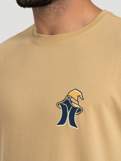 Camiseta Masculina Hurley Swells Bege