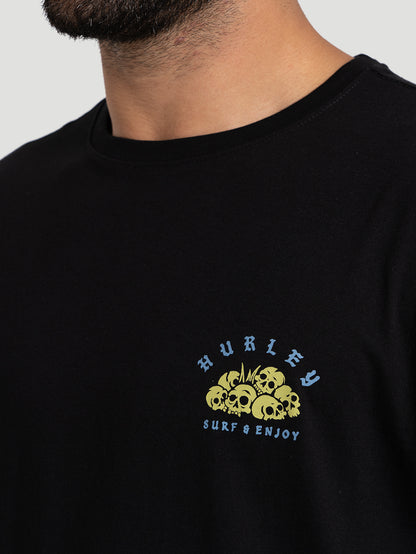Camiseta Manga Curta Hurley Monster Preta
