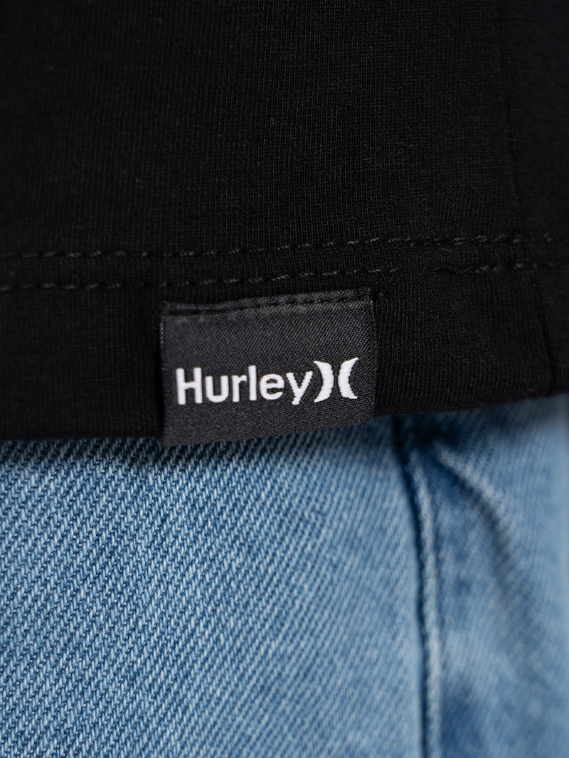 Camiseta Manga Curta Hurley Monster Preta