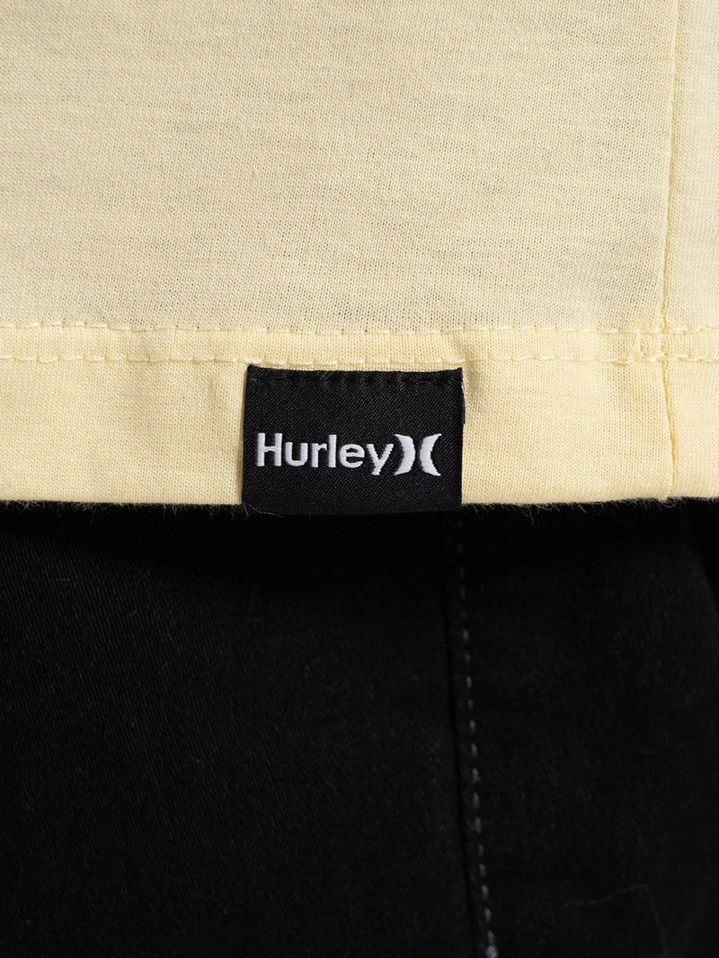 Camiseta Manga Curta Hurley Tiger Amarela