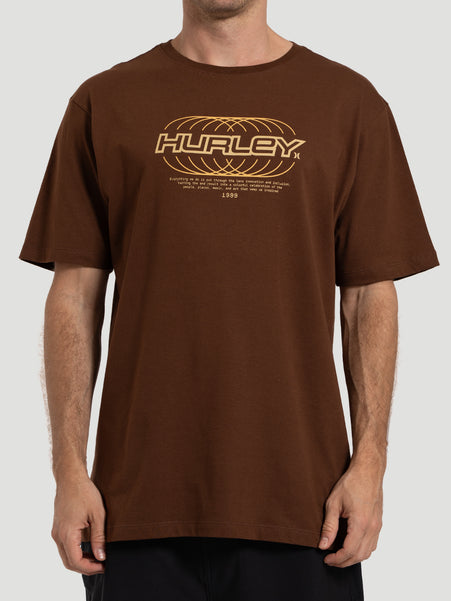 Camiseta Manga Curta Hurley Nine Nine Marrom