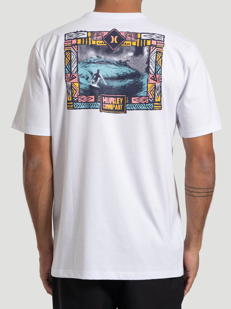Camiseta Manga Curta Hurley Classic Branca