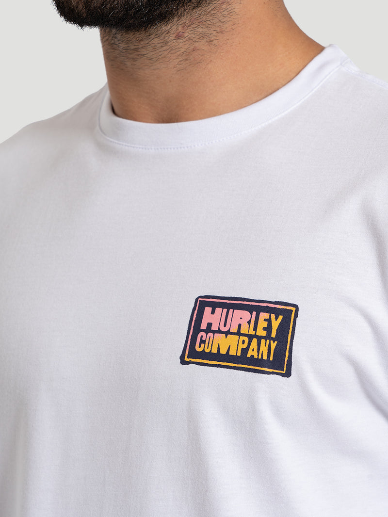 Camiseta Manga Curta Hurley Classic Branca