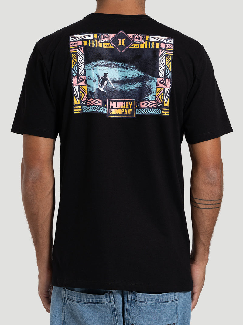 Camiseta Manga Curta Hurley Classic Preta