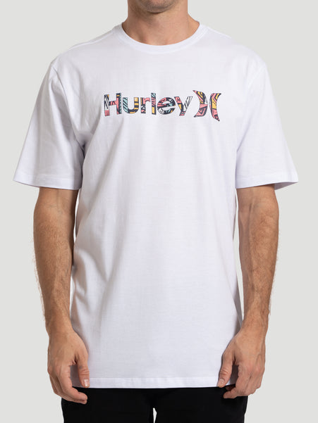 Camiseta Manga Curta Hurley O&O Classic Branca