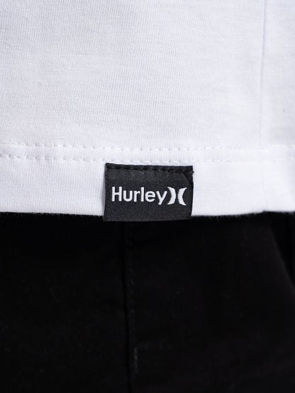 Camiseta Manga Curta Hurley O&O Classic Branca