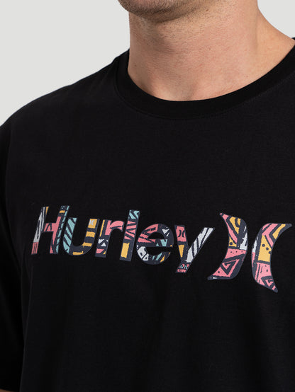 Camiseta Manga Curta Hurley O&O Classic Preta
