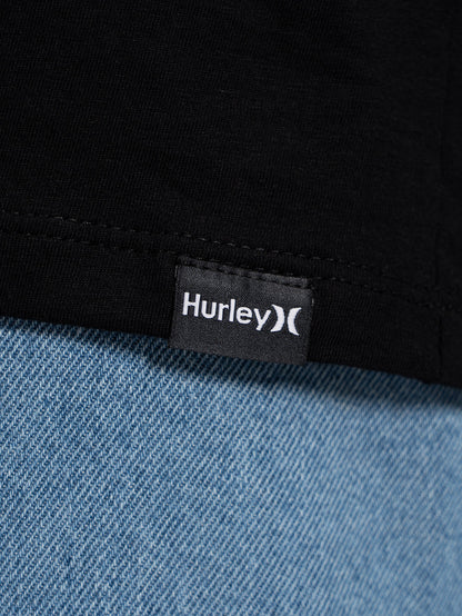 Camiseta Manga Curta Hurley O&O Classic Preta