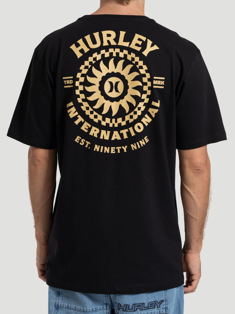 Camiseta Manga Curta Hurley Empire Preto