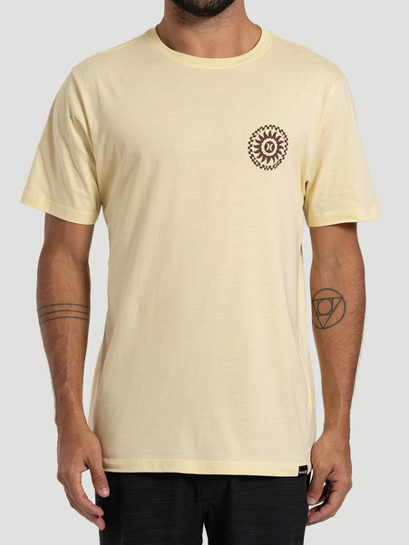 Camiseta Manga Curta Hurley Empire Amarelo