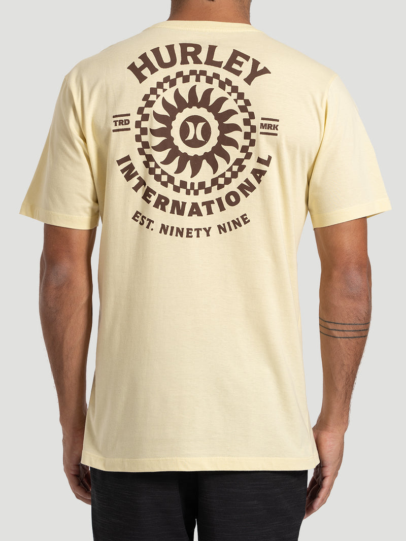 Camiseta Manga Curta Hurley Empire Amarelo