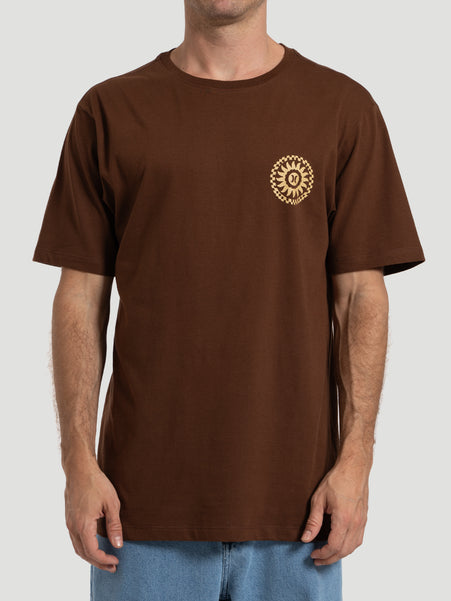 Camiseta Manga Curta Hurley Empire Marrom