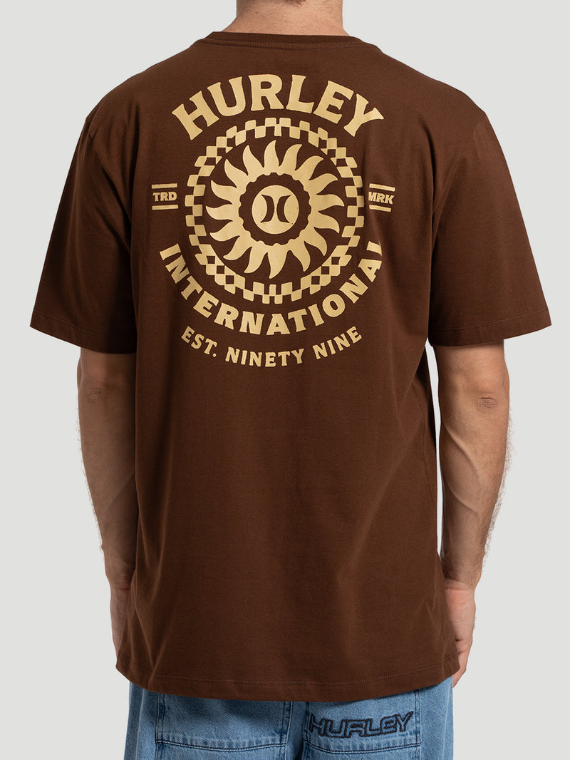 Camiseta Manga Curta Hurley Empire Marrom