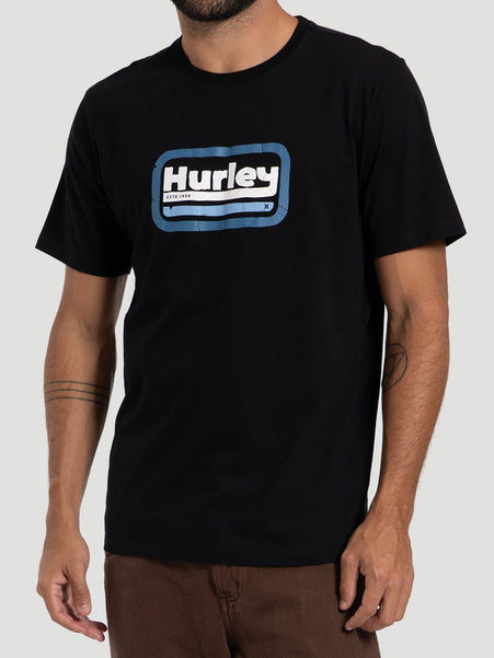 Camiseta Manga Curta Hurley Desert Preta
