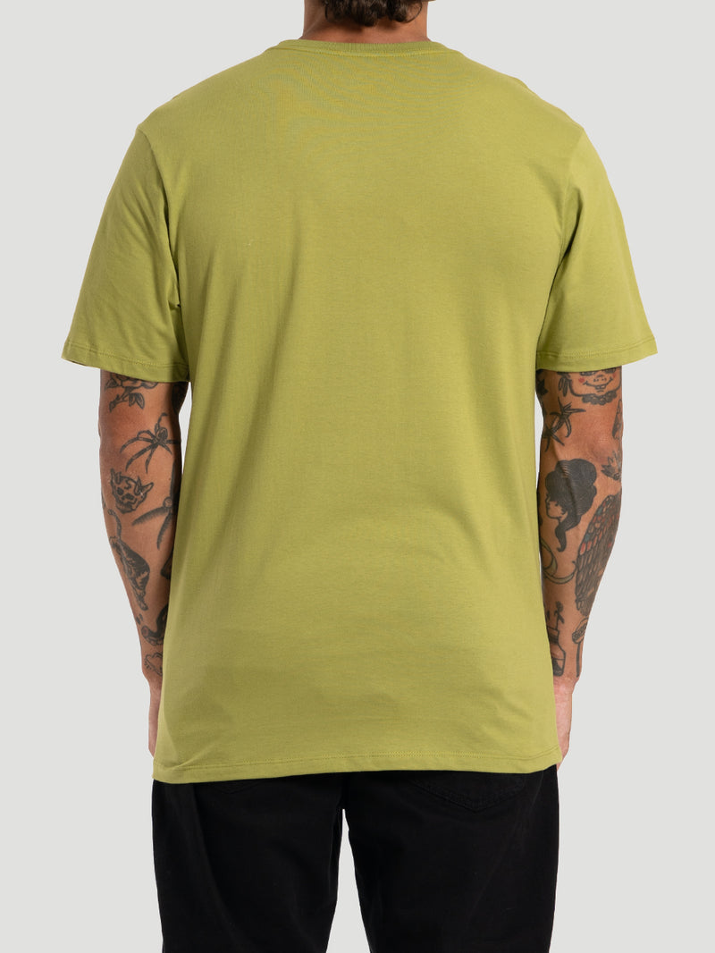 Camiseta Manga Curta Hurley Silk O&O Solid Verde