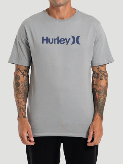 Camiseta Manga Curta Hurley Silk O&O Solid Cinza