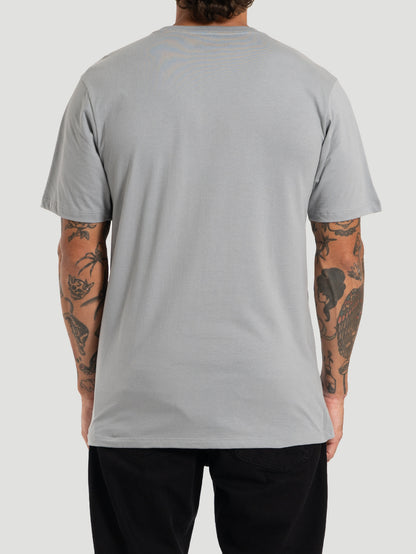 Camiseta Manga Curta Hurley Silk O&O Solid Cinza