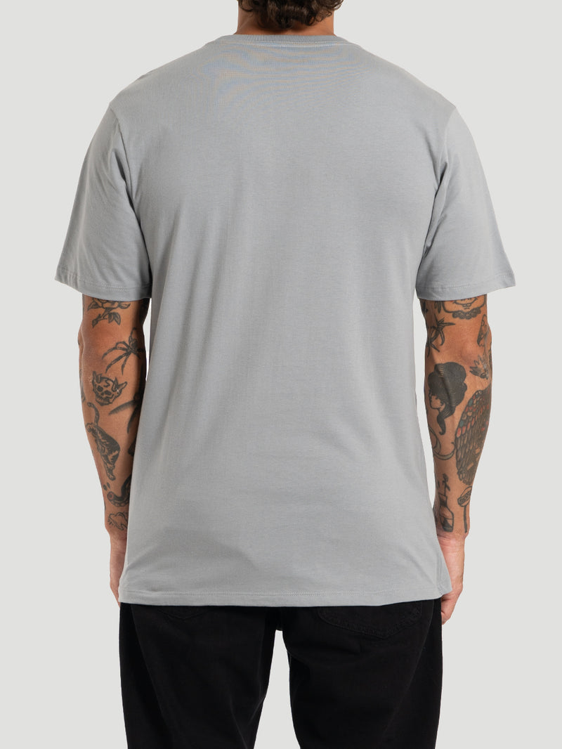 Camiseta Manga Curta Hurley Silk O&O Solid Cinza