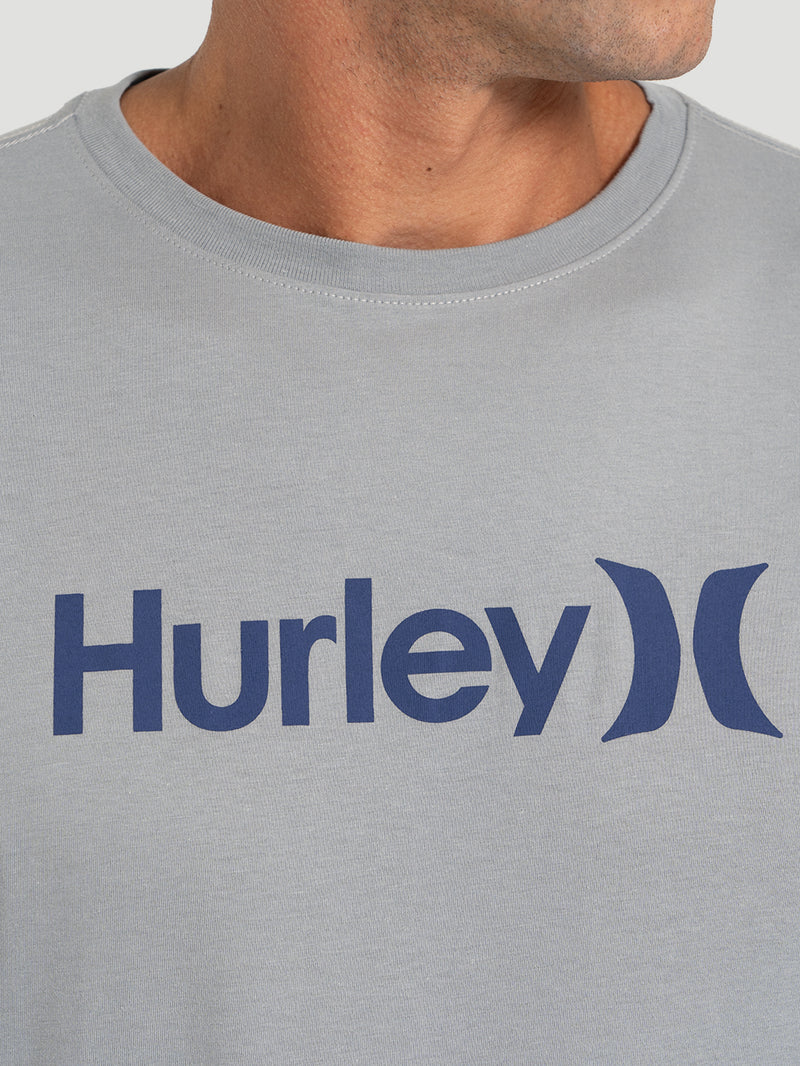 Camiseta Manga Curta Hurley Silk O&O Solid Cinza