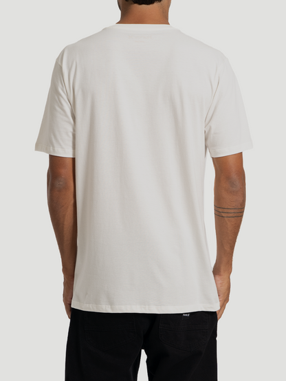 Camiseta Manga Curta Hurley Silk O&O Solid Off White